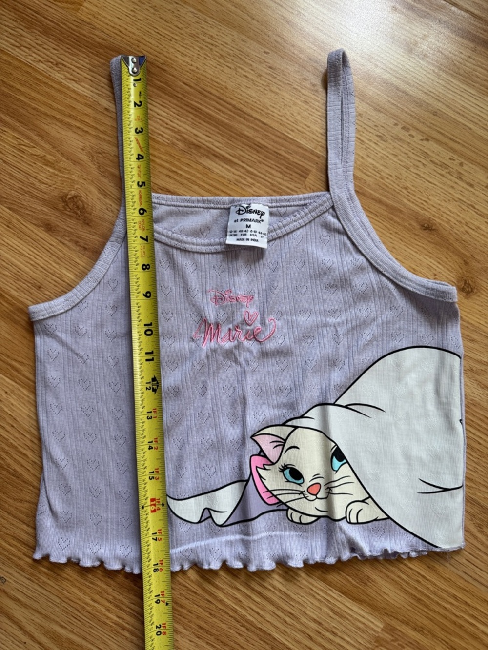 Disney “Marie” Peek-A-Boo Cami - size M - Picture 7 of 10